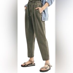 Free People Margate Pleated Trousers Pants